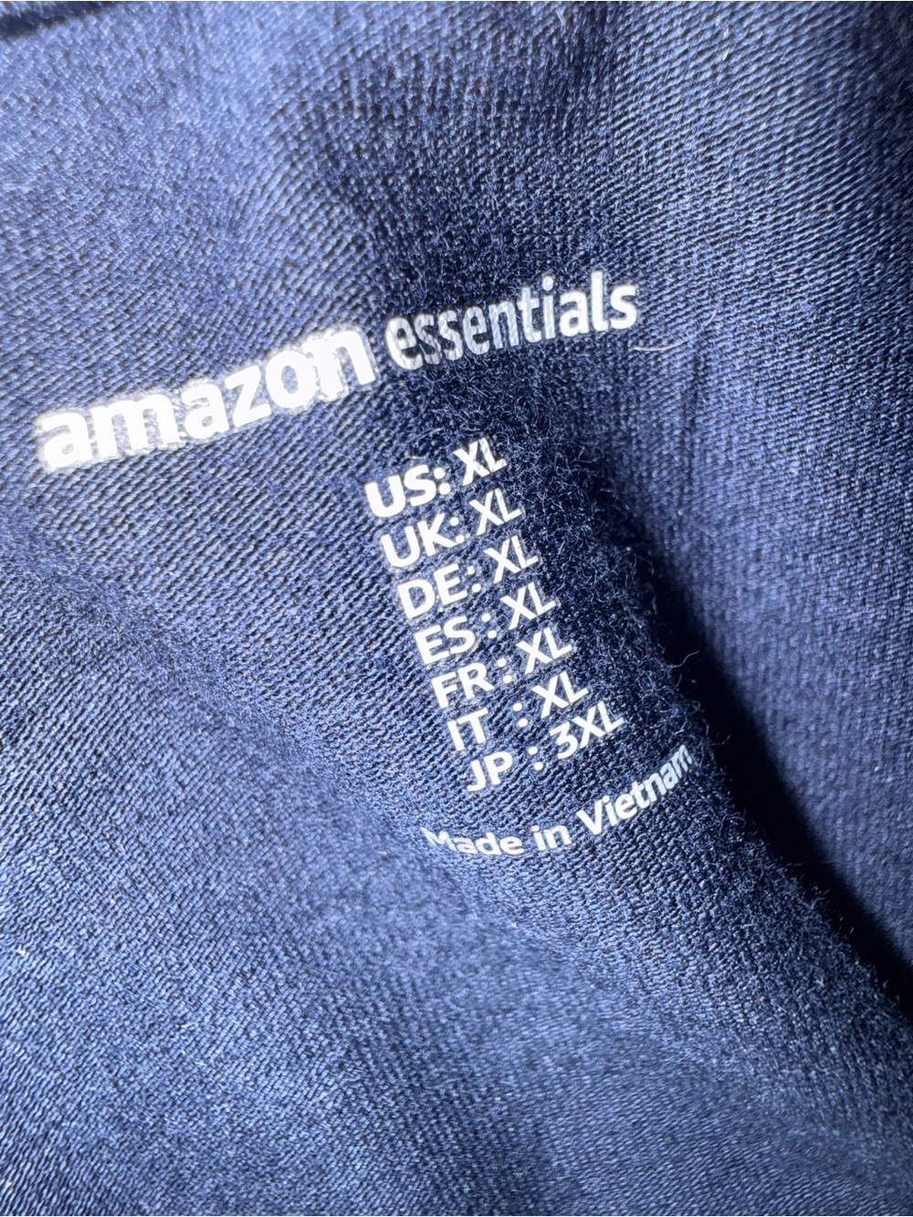 Amazon Essentials Navy Short Sleeve Tee View 3